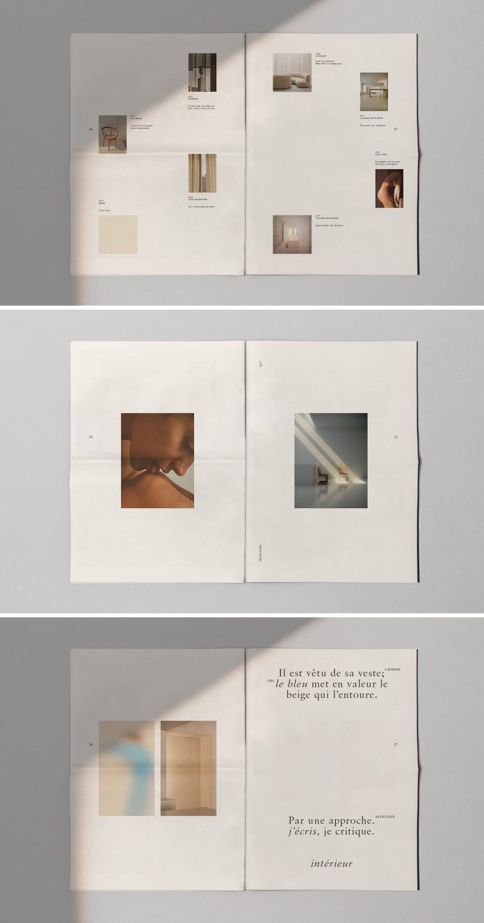 Beige De Couleur - editorial design by Kévin Magalhaes