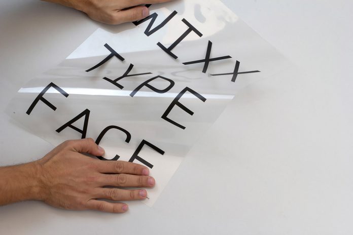 Wixx Mono - custom typeface design by graphic design studio BR/BAUEN.