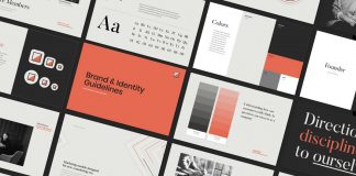Branding Guidelines Template for Adobe Photoshop, Illustrator, and Sketch.