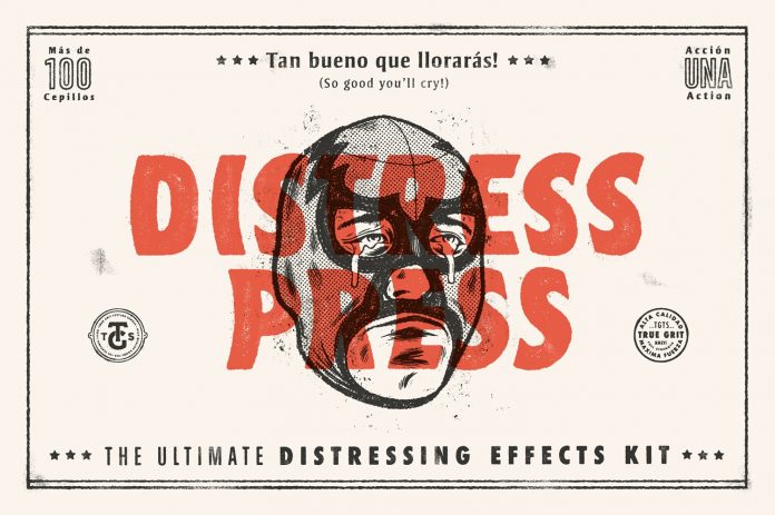 Distress Press Brush & Action Kit