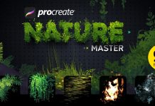 Nature Master collection for Procreate with 99 brushes.