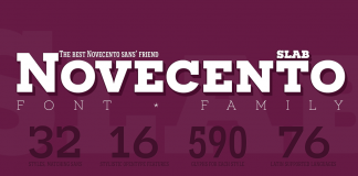 Novecento Slab Font Family by type foundry Synthview.