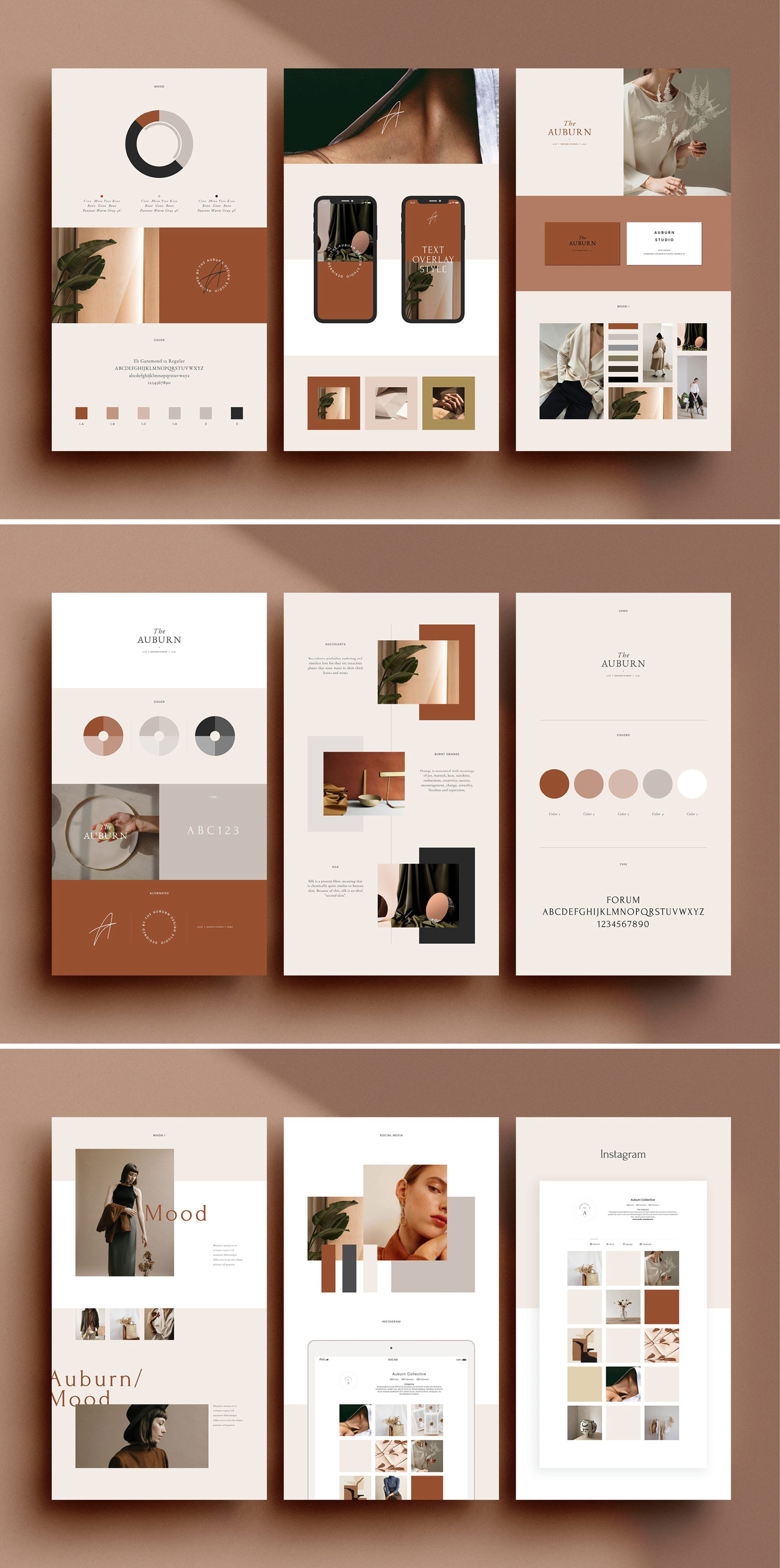 24 Brand Sheets Template based on Modern and Minimalist Graphic Design