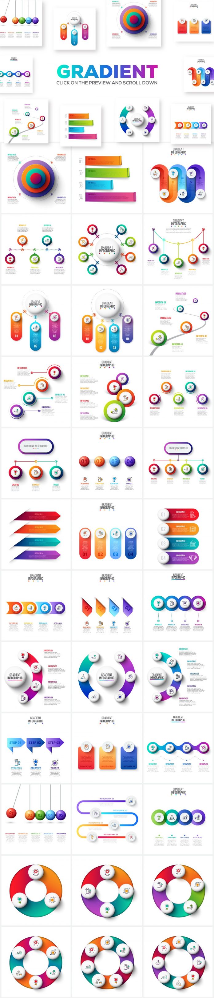 Infographics Variation Infographics Mega Bundle