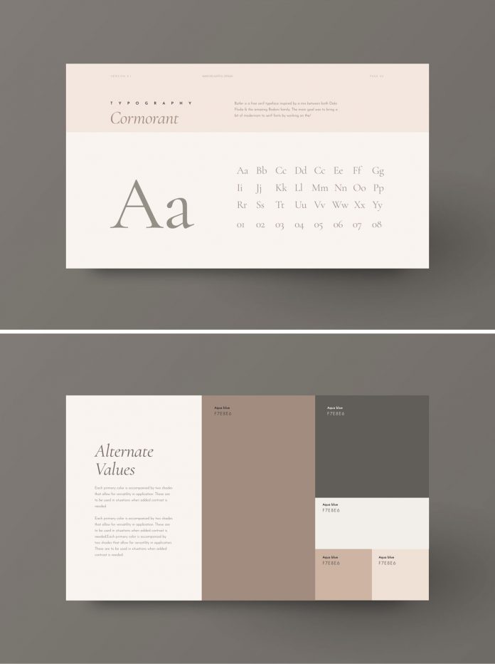 Elegant Brand Style Guide Template
