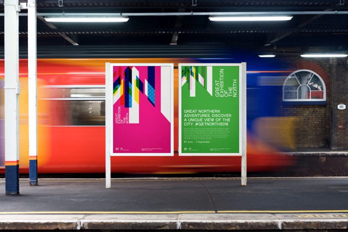 Great Exhibition of the North — Branding by Studio. Bold