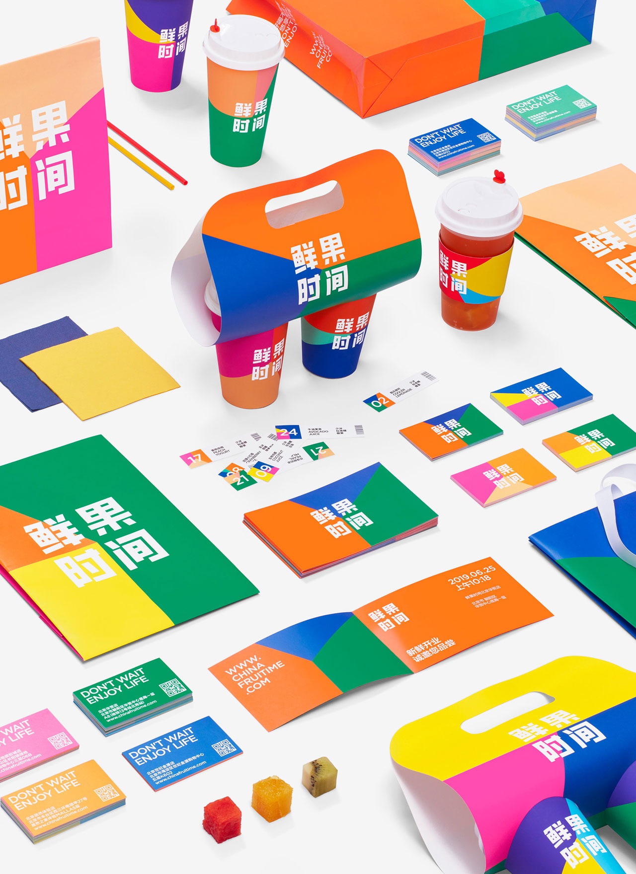 Graphic design, branding, and packaging by Nod Young for It’s Time To.