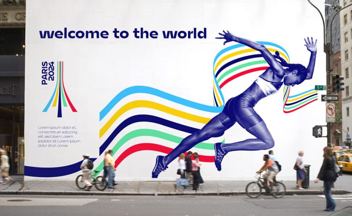 Paris 2024 Olympic Games - Graphic Design and Brand Proposal by Graphéine.