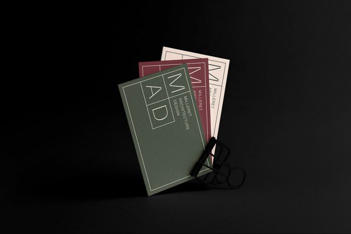 Graphic design and branding by BIS Studio Graphique for MAD (Milleret Architecture Design).
