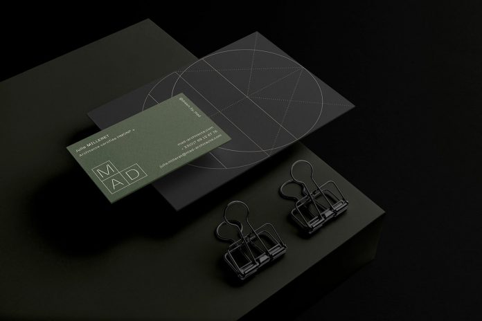 Graphic design and branding by BIS Studio Graphique for MAD (Milleret Architecture Design).