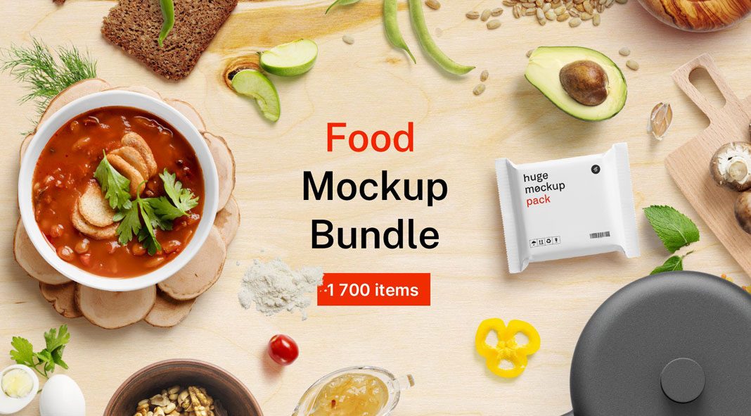 Food Mockup Bundle from Lstore Graphics.