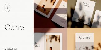 Ochre – Magazine Mockups for Adobe Photoshop