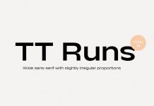 TT Runs font family from foundry TypeType.