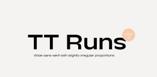 TT Runs font family from foundry TypeType.