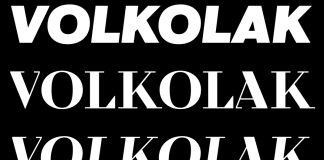 Volkolak font family by Wraith Types.