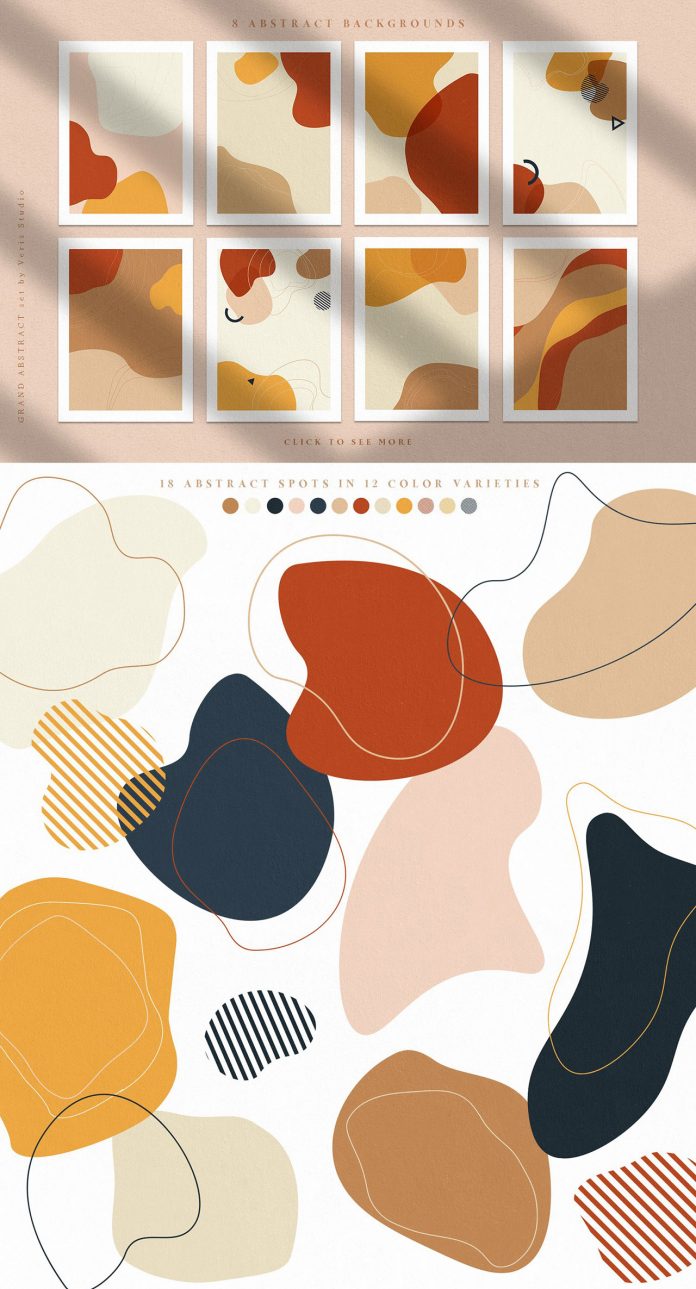 Grand Abstract: Modern Geometric Vector Graphic Design Set