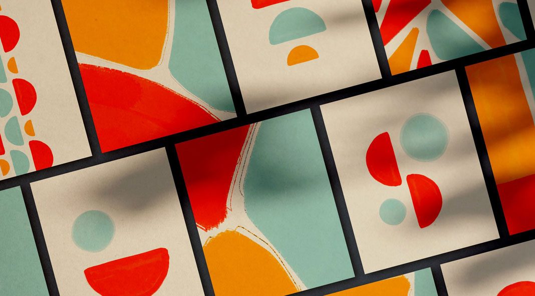WAVA: bold, abstract, ready-to-use watercolor shapes to make your design more visually pleasing