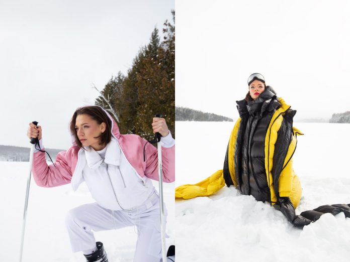 Snow Time: ski and winter inspired fashion photography by Florine Pellachin.