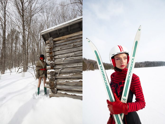 Snow Time: ski and winter inspired fashion photography by Florine Pellachin.