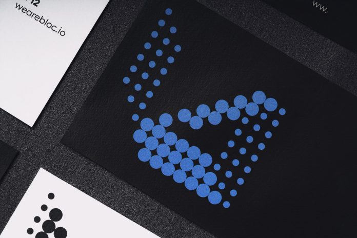 Branding case study by Futura for BLOC, a blockchain studio that designs and develops digital infrastructures.