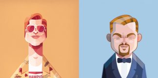 Illustrations of famous actors created by Ricardo Polo - Illustrations of famous actors created by Ricardo Polo