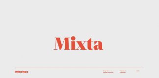 Mixta font family from Latinotype.