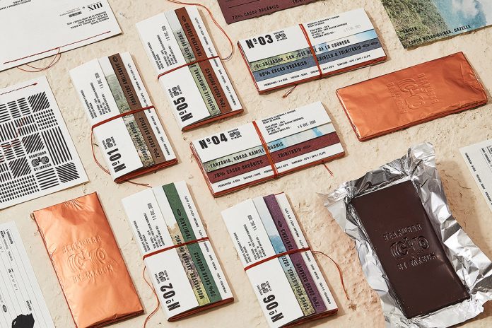 Bean to Bar packaging and brand design by Zoo Studio.