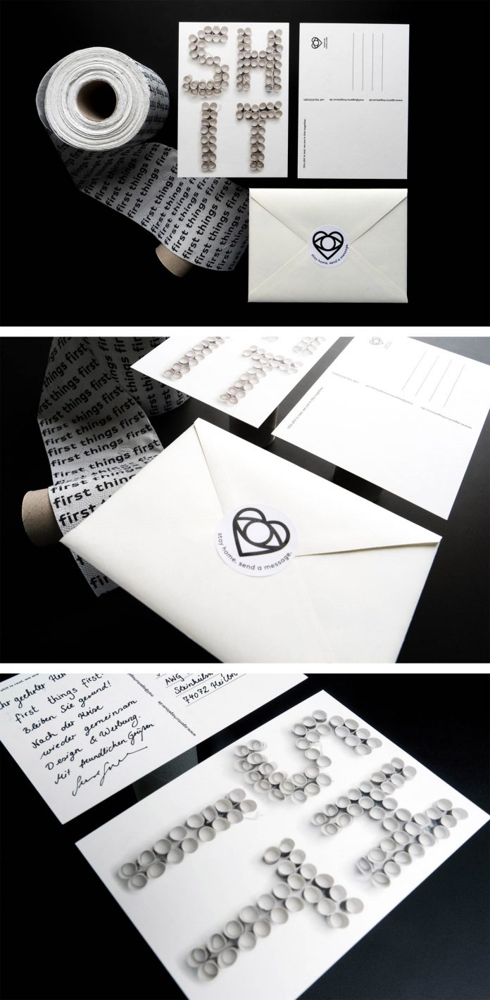 Shit Mailing: "First Things First" by graphic design and advertising agency Hagelauer.
