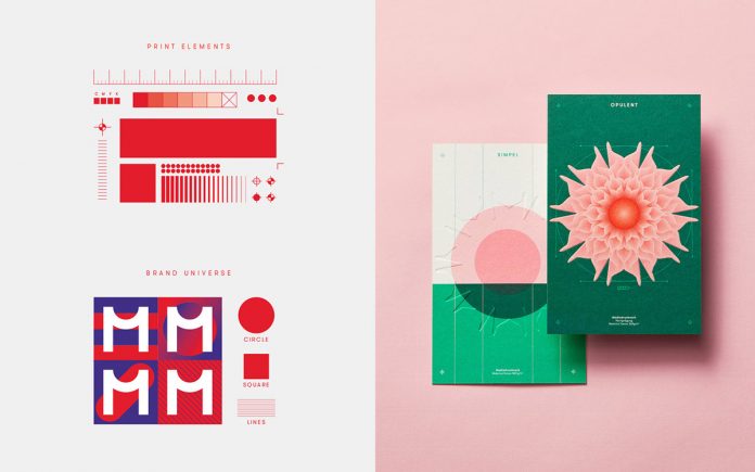 Mediadruckwerk sample box by interdisciplinary graphic design studio EIGA.