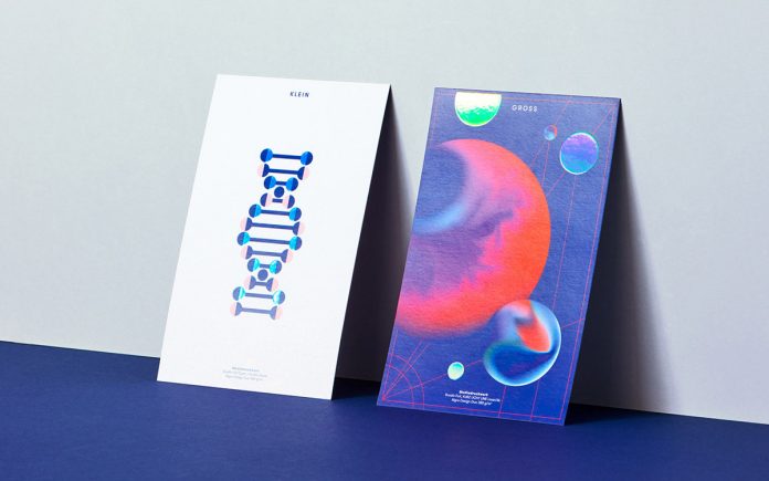 Mediadruckwerk sample box by interdisciplinary graphic design studio EIGA.
