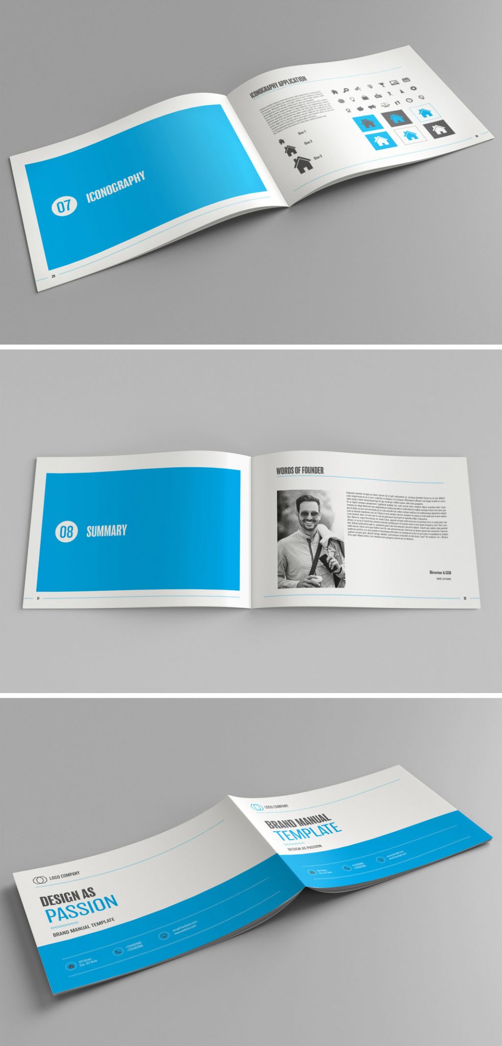 Brand Manual amp Style Guide Template for Adobe InDesign
