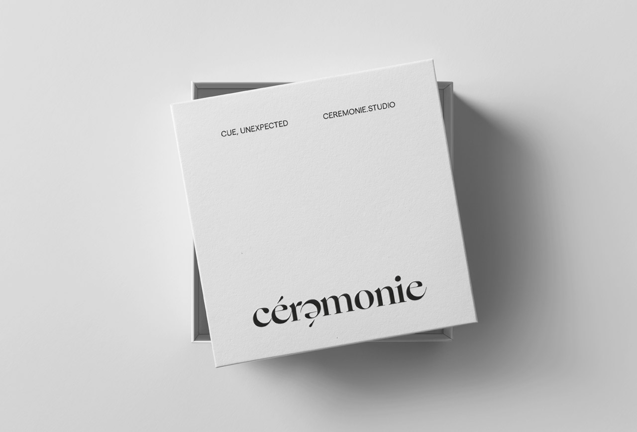 Brand identity design by fagerström for Cérémonie, a Toronto-based wedding photography studio.