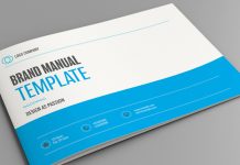 A brand manual and style guide template for Adobe InDesign.