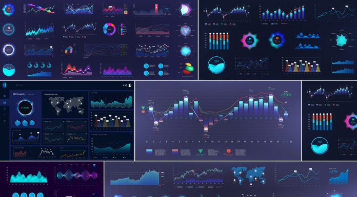 Infographic Dashboard Templates by Sergey Bitos at Adobe Stock