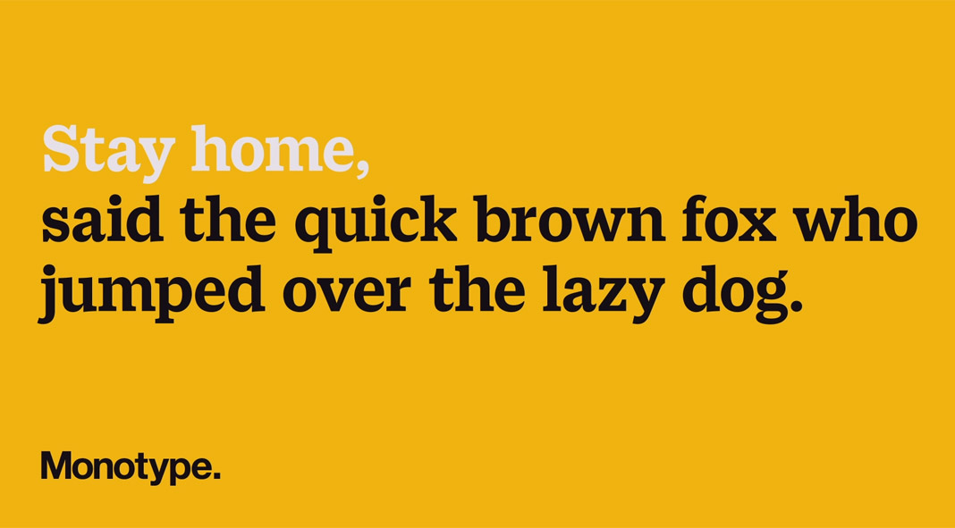 Pangrams that Remind Creatives to Stay Home