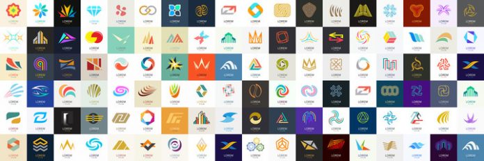 This geometric logo templates collection is available for download as fully editable vector graphics.