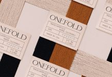 Onefold branding by graphic design studio Futura.