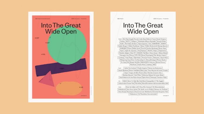 Into The Great Wide Open (ITGWO) - music festival identity design by CLEVER°FRANKE and Studio Bas Koopmans.