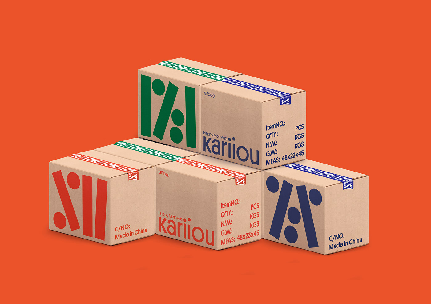 Kariiou branding by Toormix Design Agency.