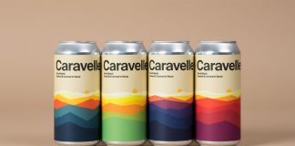 Caravelle beer labeling by graphic design studio Hey.