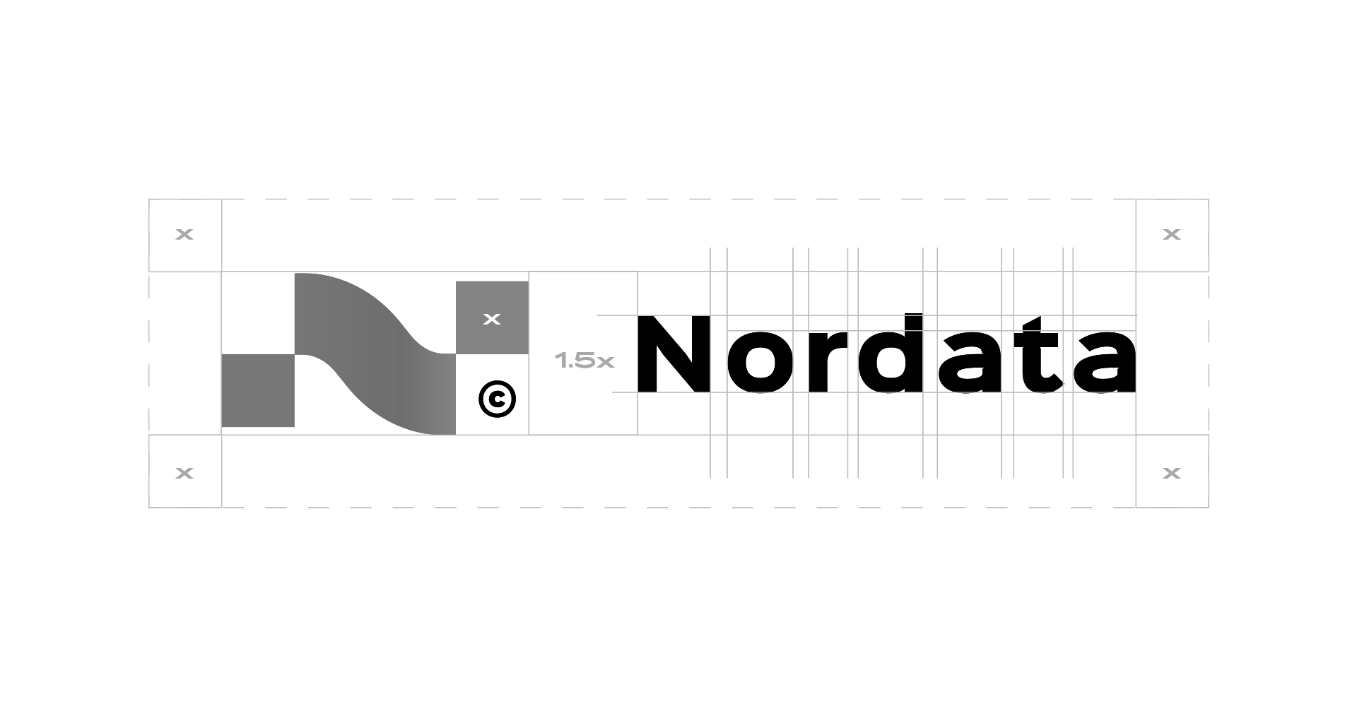 Data inspired branding by Younique Studio for Nordata.