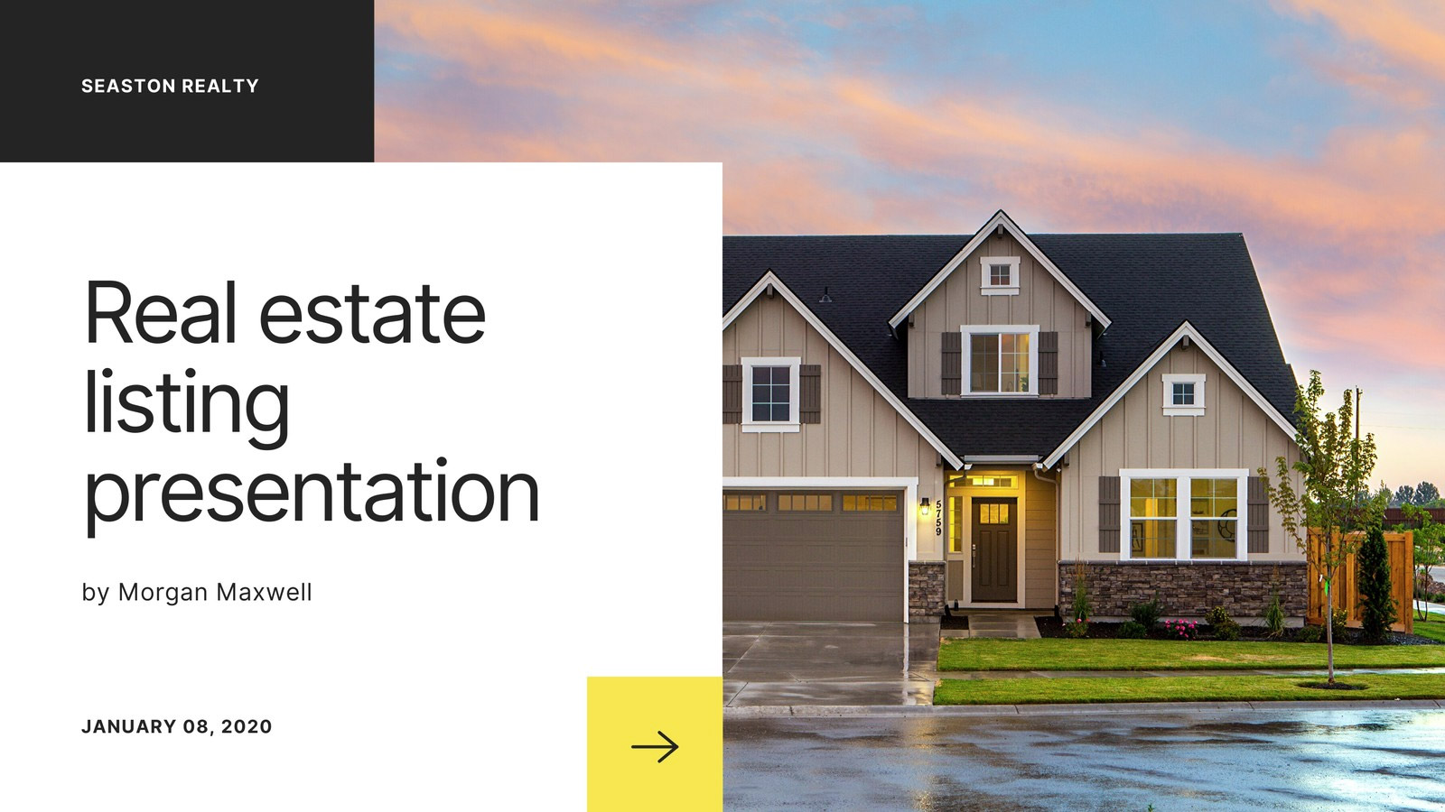 real estate listing presentation free