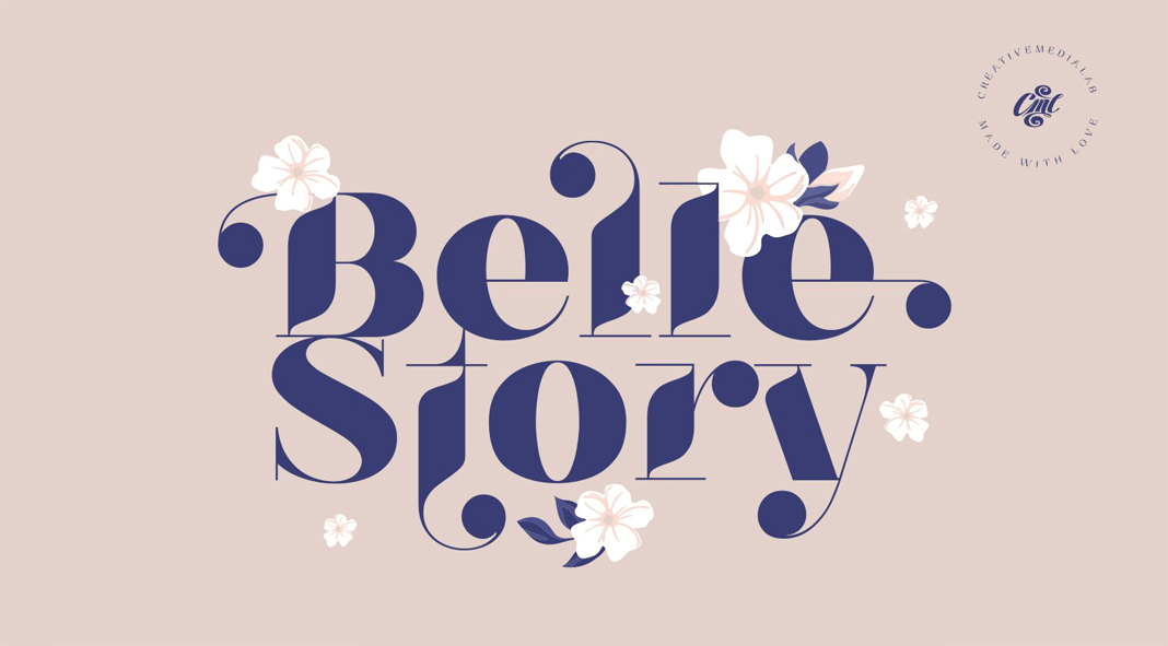 Belle Story font family by Kadek Mahardika of Creativemedialab.