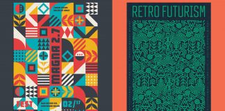 Four of the best geometric poster templates for Adobe Illustrator
