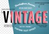 Four of the best vintage text effects for Adobe Photoshop.