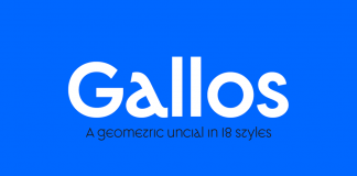 Gallos font family by W Foundry.