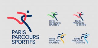 Paris Sports Courses: visual identity design by Graphéine.
