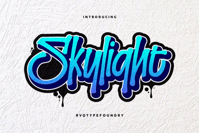 Skylight Graffiti Font