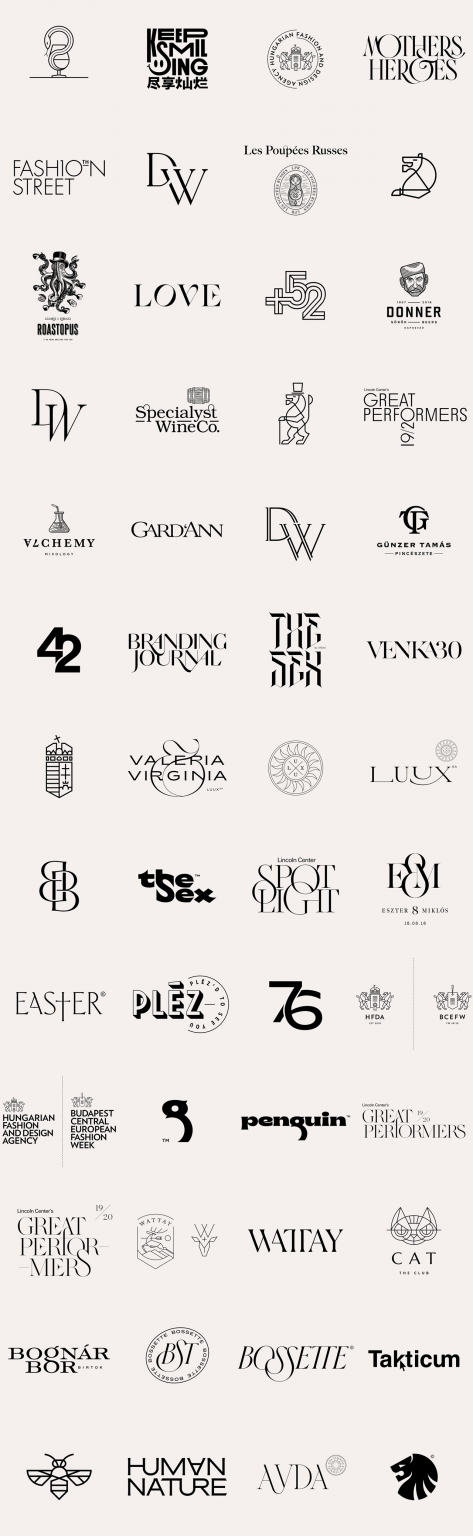 52 Logos by Miklós Kiss