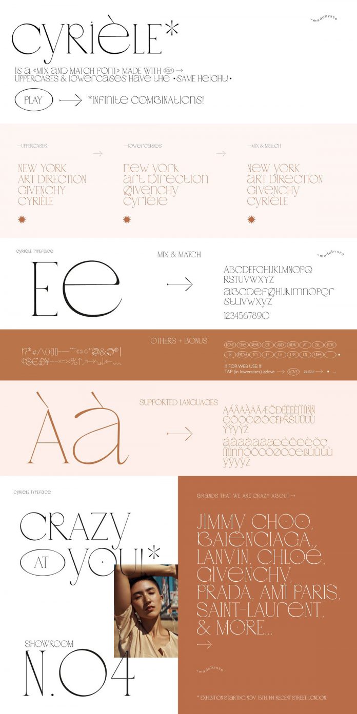 Cyriele - Elegant Display Serif Font by Madebysté Studio